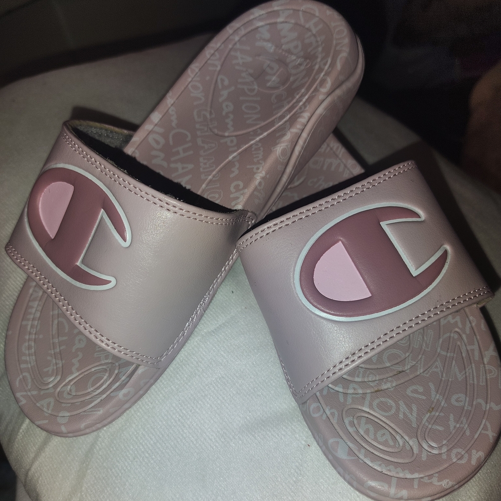 Champion Blush Pink Slide Sandals